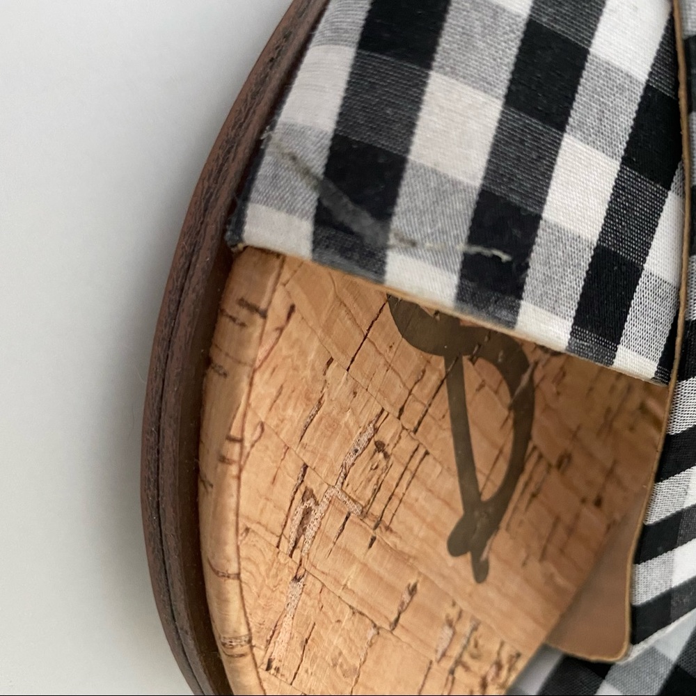 Sam Edelman Black and White Checkered Flats - Picture 5 of 5